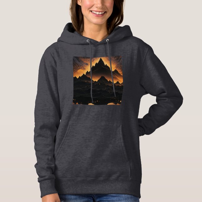 Sudadera de montaña de eclipse solar  (Anverso)