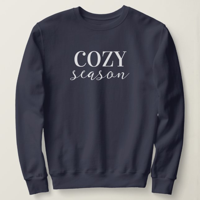 Sudadera de mujer de temporada acogedora (Anverso del diseño)