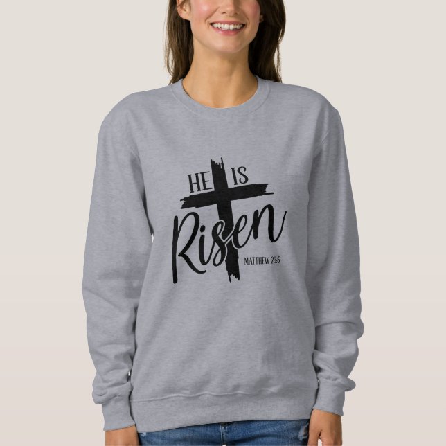 Sudadera de Mujer Él Ha Resucitado (Anverso)