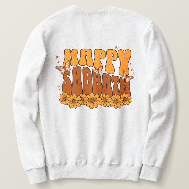 Sudadera de mujer Feliz Sábado (Reverso del diseño)