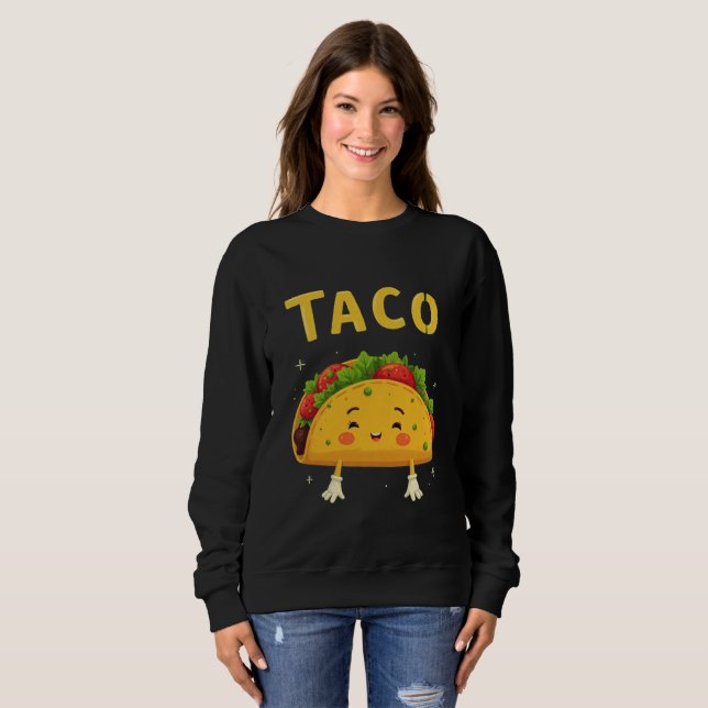 Sudadera de mujeres de Taco (Anverso completo)