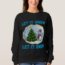 Sudadera de muñeco de nieve de vacaciones de Navid