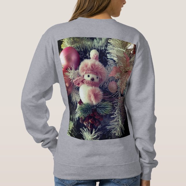 Sudadera de Navidad con muñeco de nieve (Reverso)