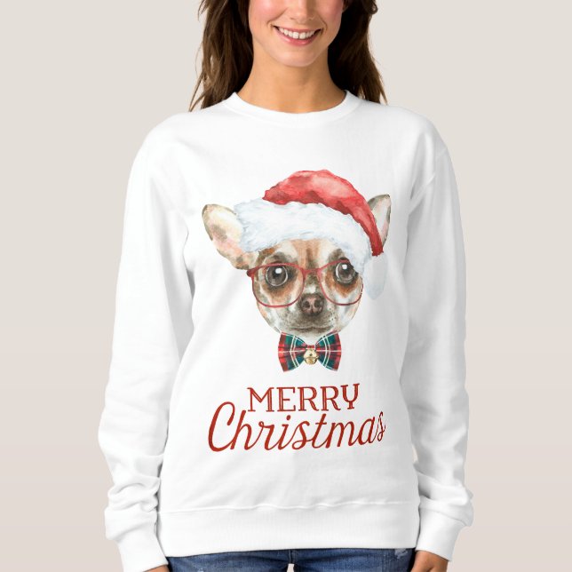 Sudadera de Navidad de Chihuahua (Anverso)