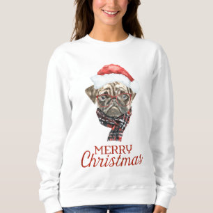 Sudadera de Navidad de Pug