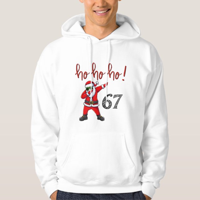 Sudadera de Navidad de Santa Dabbing 67  (Anverso)
