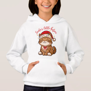 Sudadera de Navidad del Gatito Ayudante de Santa
