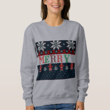 Sudadera de Navidad Feliz para Mujer
