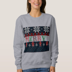 Sudadera de Navidad Feliz para Mujer