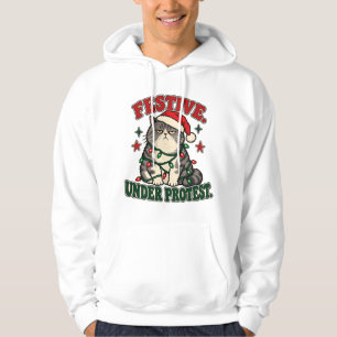 Sudadera de Navidad Festiva Bajo Protesta
