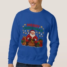 Sudadera de Navidad para Hombres con Tema de Santa