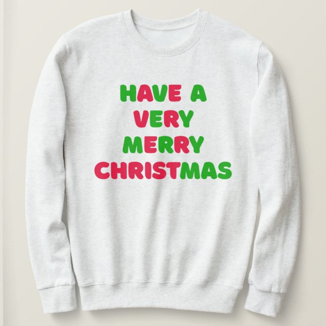 Sudadera de Navidad para mujeres (Anverso del diseño)