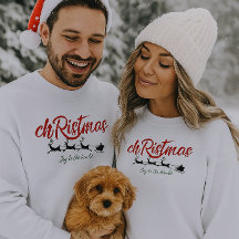 Sudadera de Navidad para parejas a juego