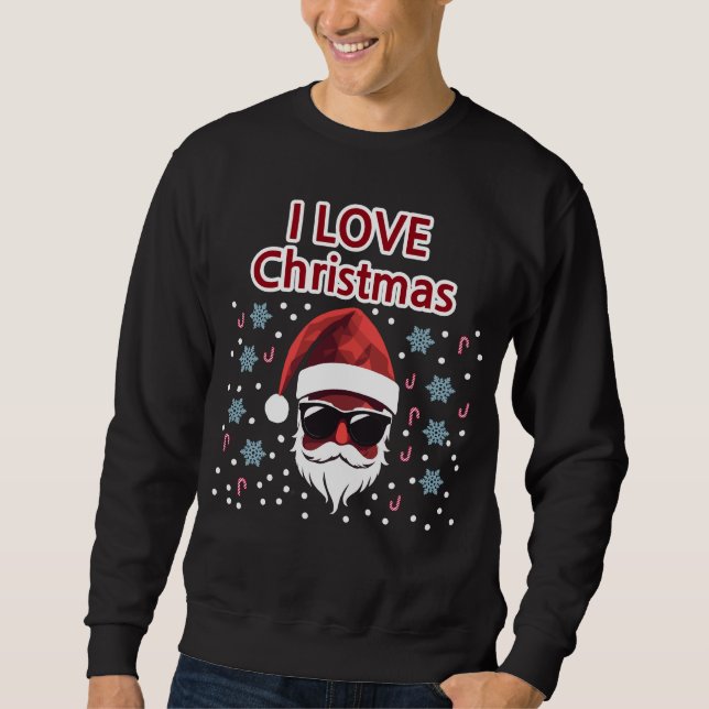 SUDADERA DE NAVIDAD QUE AMO (Anverso)