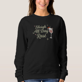 Sudadera de Navidad Sleigh All Day Rosé