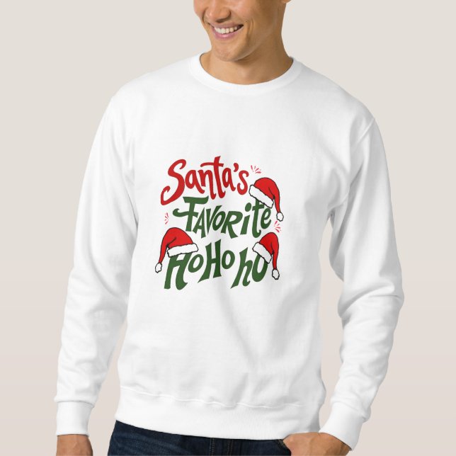 Sudadera de Navidades divertidos y maleados (Anverso)