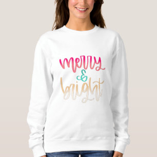 Sudadera de Navidades merry y Bright