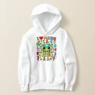 Sudadera de números de matemáticas para niños Me