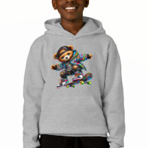 Sudadera de osito de skateboard