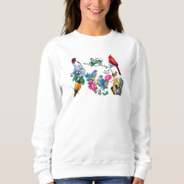 Sudadera de pájaros de patio trasero