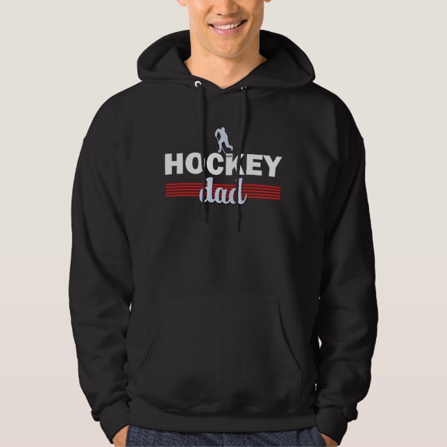 Sudadera de papá de hockey. Gran regalo para un pa (Anverso)