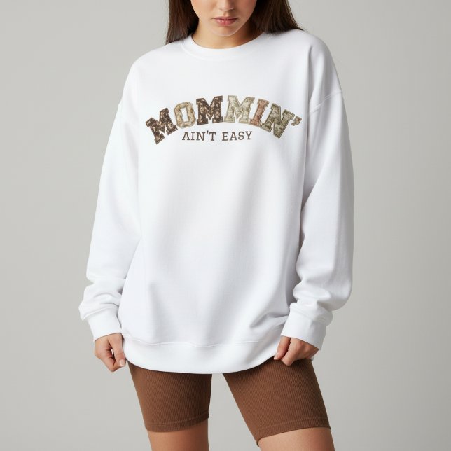 Sudadera de parches Mommin' (Subido por el creador)
