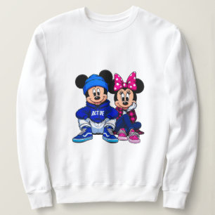 Sudadera de Pareja de Ratón de Dibujos Animados Ad