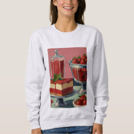 Sudadera de pastel retro futurista