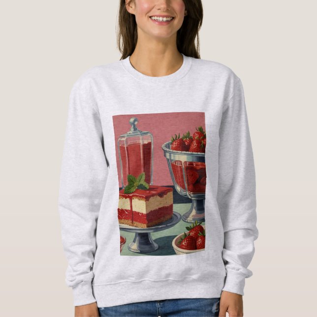 Sudadera de pastel retro futurista (Anverso)