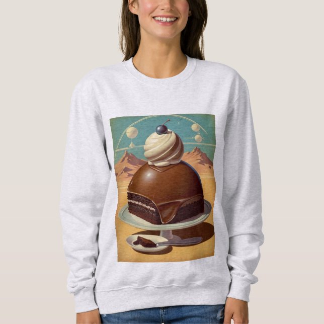 Sudadera de pastel retro futurista  (Anverso)