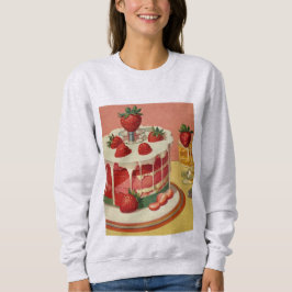 Sudadera de pastel retrofuturista