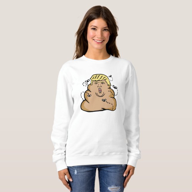 sudadera de poop donald trump (Anverso completo)