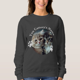Sudadera de propietaria de gatería personalizada c