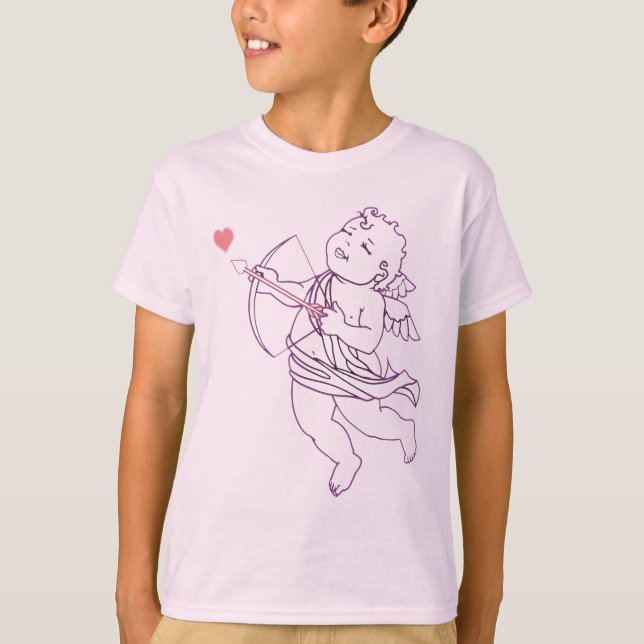 Sudadera de San Valentín para niños Camisa del Cup (Anverso)