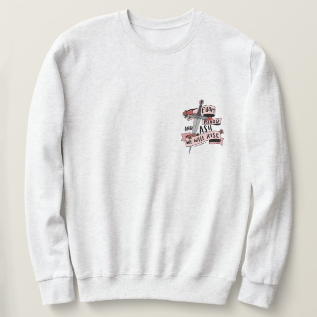 Sudadera de sangre y ceniza (Anverso del diseño)