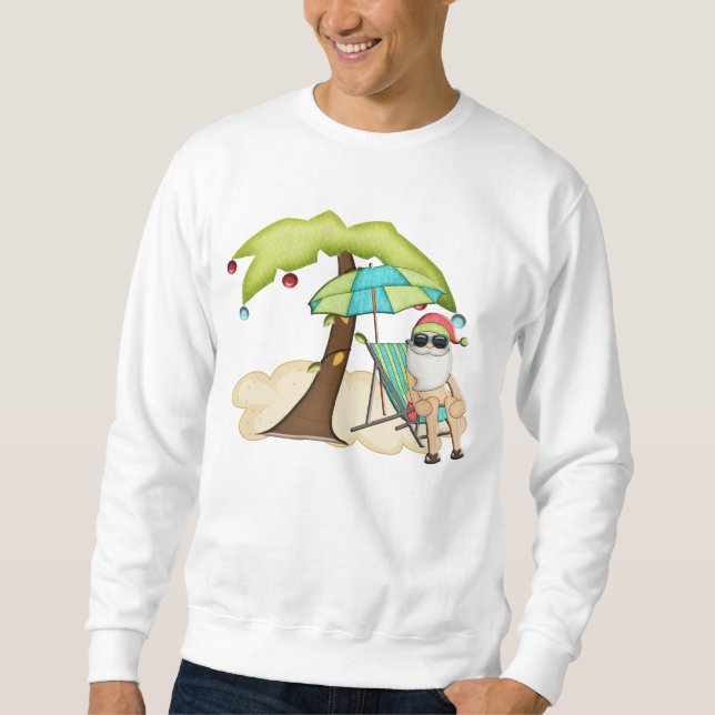 Sudadera de Santa Navidades Tropicales (Anverso)