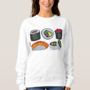 Sudadera de sushi de comida japonesa para untar Ro