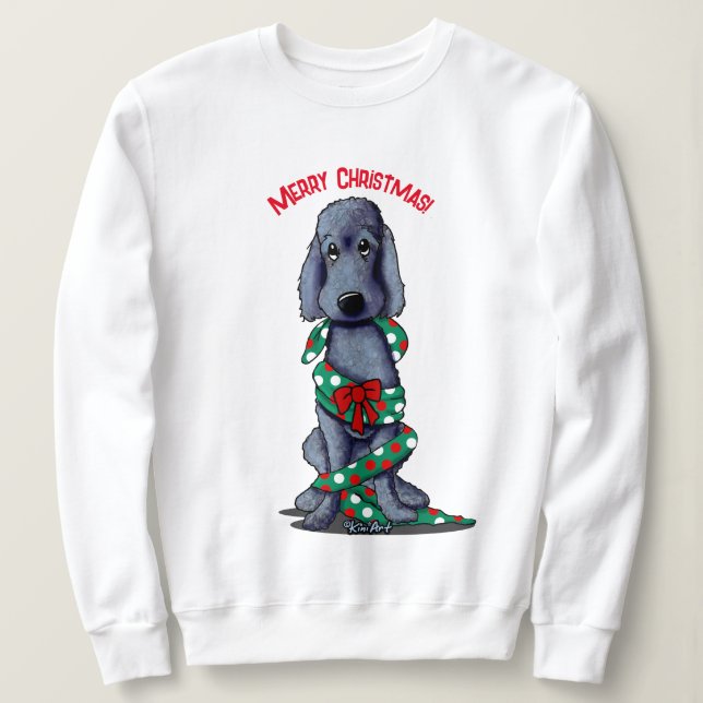 Sudadera de tamaño grande para Goldendoodle afeita (Anverso del diseño)