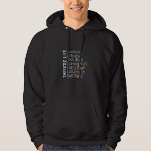 Sudadera de teatro actor de Broadway musical Tie D