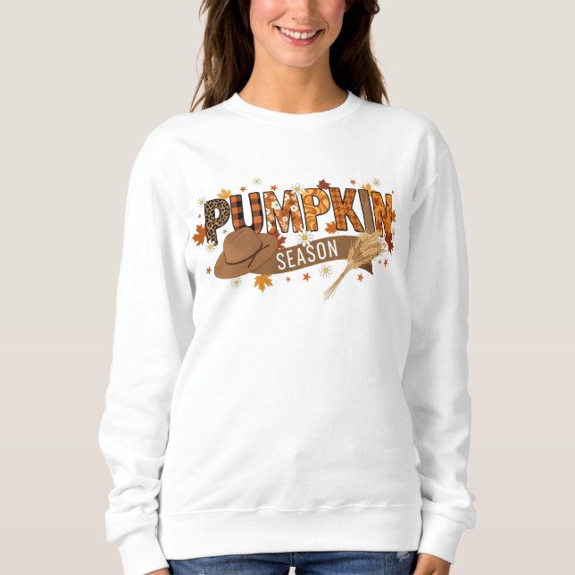 Sudadera de temporada de calabaza otoñal (Anverso)
