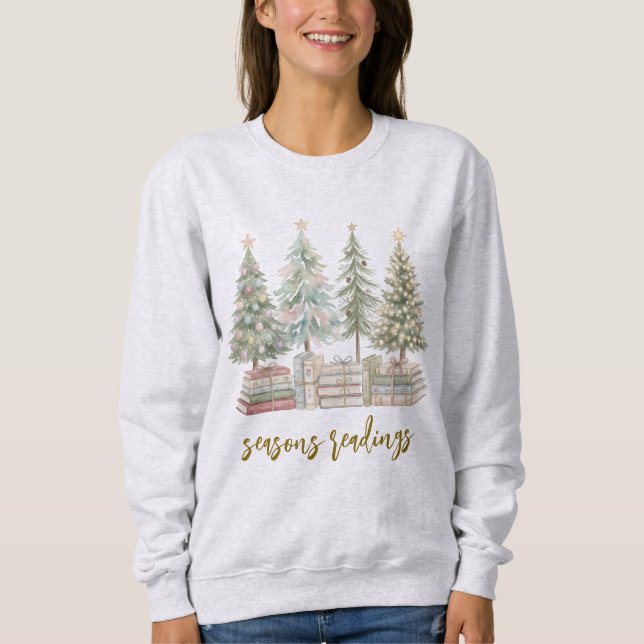 Sudadera de temporada de lecturas Amante de libros (Anverso)
