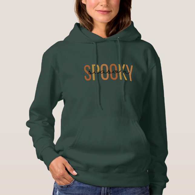 Sudadera de temporada espeluznante de otoño (Anverso)