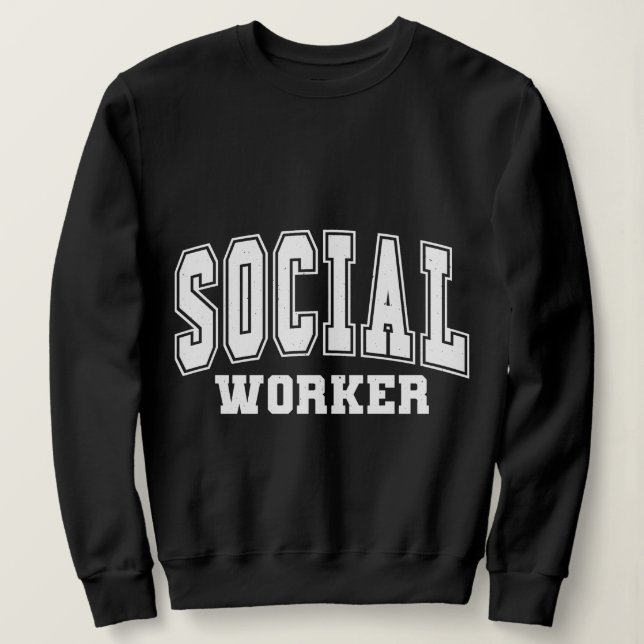 Sudadera de trabajador social (Anverso del diseño)