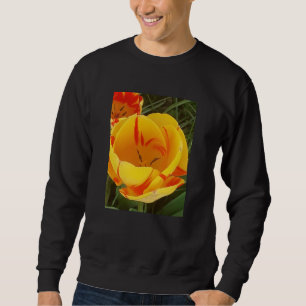 Sudadera de tulipanes amarillos de primavera