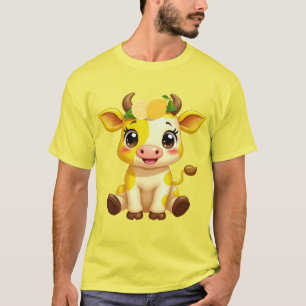 Sudadera de Vaca de Limón Camiseta de Sudor de L