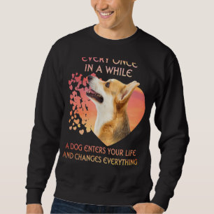 Sudadera De Vez En Cuando, Un Corgi Galés Te Entra.