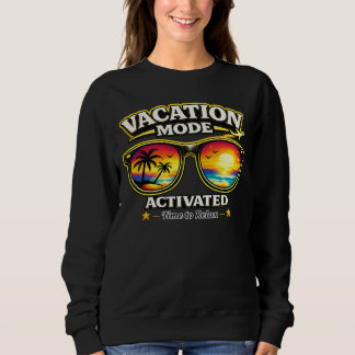 Sudadera de viaje con modo de vacaciones activado
