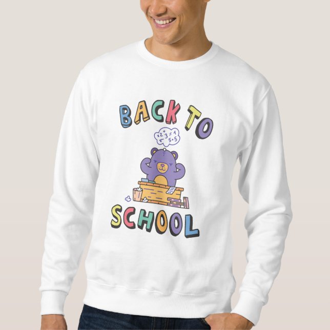 Sudadera De vuelta a la escuela (Anverso)