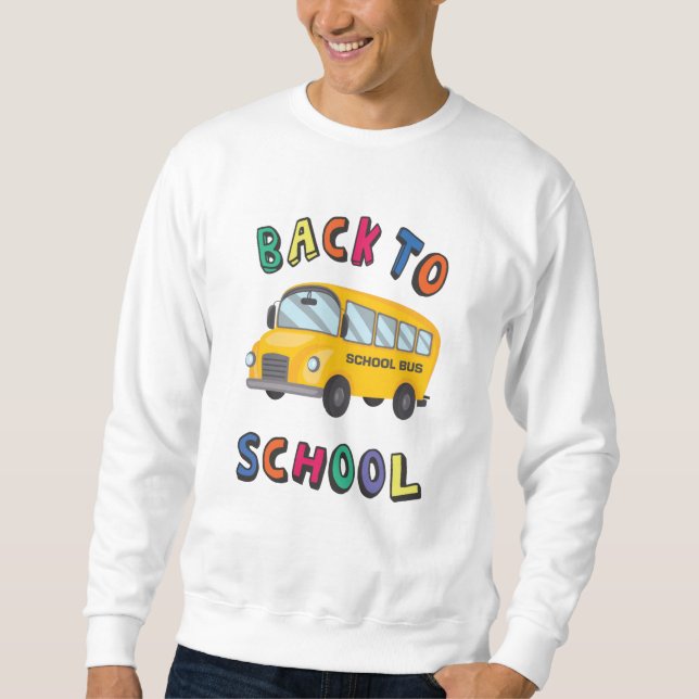 Sudadera De vuelta a la escuela (Anverso)