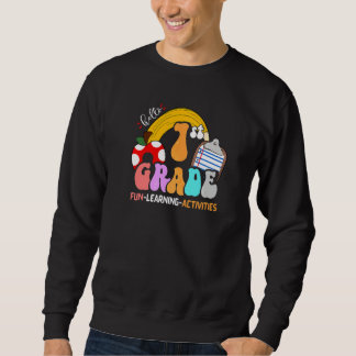 Sudadera De vuelta a la escuela 1er grado divertidas activi